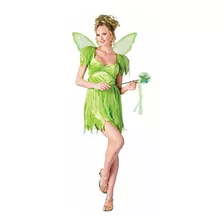 Fun World Neverland Fairy Fairy, Verde, M L Talla 10-14