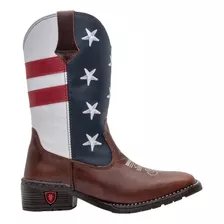 Botinha Texana Country Infantil Masculina Americana Menino