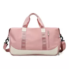 Maleta Deportiva Gym Viaje Impermeable Morral De Moda Tp Am7 Color Rosa