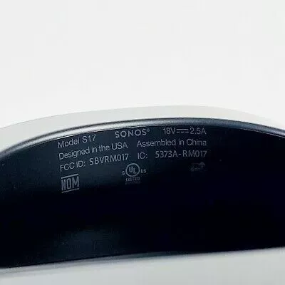 Sonos Move Smart Portable Wifi & Bluetooth Speaker S17
