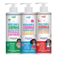 Kit Jubinha Infantil Shampoo, Geleia E Creme Pesadinho
