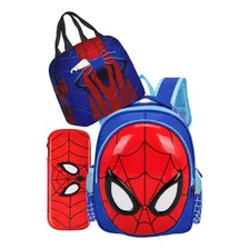 Mochila Spiderman Para Niños De Kinder O Preescolarr