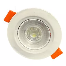 10 Pz Lampara Led Para Empotrar Dirigible 5w Plafon Bote Mg Color Luz Fria 6500k