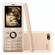 Celular Red Mobile Prime 2.4 M012f Dual Chip - Dourado