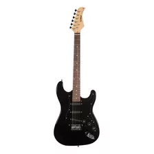 Guitarra Elétrica Waldman Street St-111 De Madeira Maciça All Black Com Diapasão De Pau-rosa