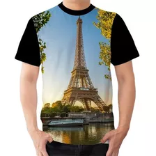 Camiseta Camisa Personalizada Paris França Europa 5