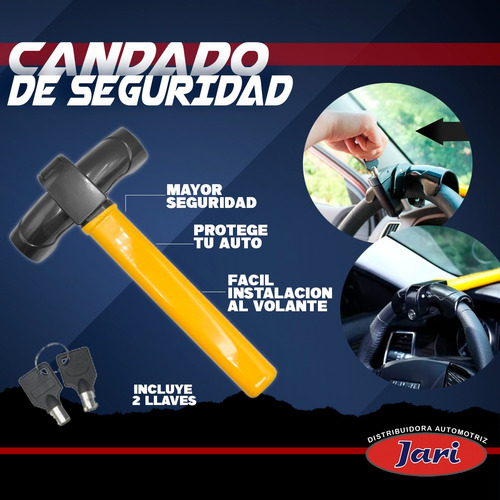 Candado De Seguridad Bastn Volante Tipo Hammer Con Llave  Foto 2