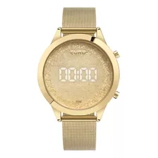 Relógio Euro Feminino Fashion Fit Glam Dourado - Eumd03hsaa