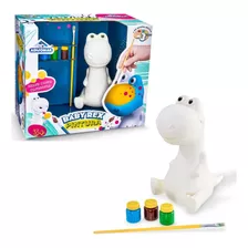 Brinquedo Dinossauro Para Colorir Rex Baby Cofre Infantil