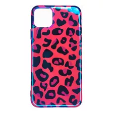 Carcasa Animal Print Fucsia Para iPhone 11 Pro Max