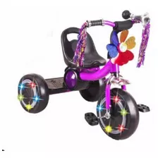 Triciclo Montable De Niños Con Luz Led Bocina Musical Nuevo