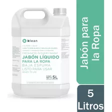 Jabon Liquido Para La Ropa Klean 5 Litros