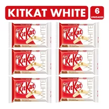 Kitkat White - Oblea Bañada En Chocolate Blanco(pack De 6un)