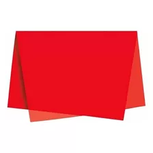 Papel De Seda Vermelho 48x60 - 100 Unidades
