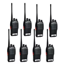 Radio Comunicador Baofeng Bivolt Kit 8 C/nfs Cor Preto