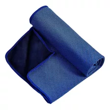 Toalha Microfibra Refrescante Secagem Rápida Azul Marinho