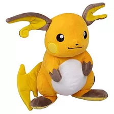 Raichu Peluche 30 Cm Pokémon Primera Generación Color Amarillo