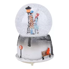 Novedad Luz De Noche Musical Bola De Nieve Caja De Música De