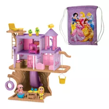 Casa Na Árvore Infantil Rosa Casinha De Boneca + Acessórios