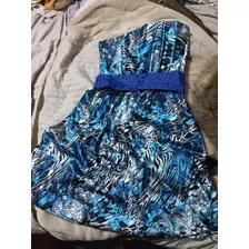 Vestido Medio De Raso Talle 2 U 3 