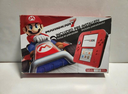 Consola Red Nintendo 2ds Edición Mario Kart 7