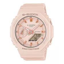 Reloj Casio G-shock Gma-s2100-4adr Mujer 100% Original Color De La Correa Rosa Claro Color Del Bisel Rosa Claro Color Del Fondo Rosa Claro