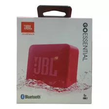 Bocina Jbl Go Essential Negra Color Rojo