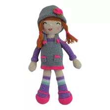 Muñeca O Figuras Tejidas En Crochet Gurumi Con Gorrito