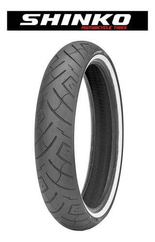 Llanta Shinko 90/90-21  Sr777 Tl 54h Cara Blanca Harley Foto 3