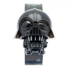 Reloj Pulsera Digital Star Wars Darth Vader Bulb Botz Color De La Correa Negro Color Del Bisel Negro Color Del Fondo Negro