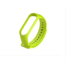 Pulseira Colorida Silicone Para Xiaomi Mi Band 3 E 4 Verde