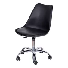 Silla Ejecutiva Arcadia Minimalista Ergonómica De Oficina Color Negro