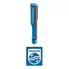 Lanterna De Bolso Inspeção Led Philips Recarregável Lpl19b1 Cor Da Lanterna Azul Cor Da Luz Branco