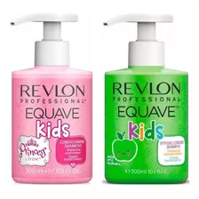 Shampoo Niñas Princess 300ml + Shampoo Apple Equave Revlon