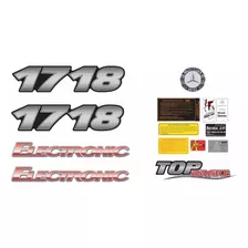 Kit Adesivos Mercedes Benz 1718 Top Brake Eletrônico Krt117