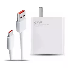 Cargador Para Xiaomi Redmi Note 11 Pro Carga Rápida 67w