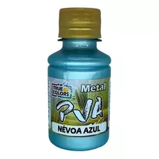 Tinta Pva Metal Colorido 100ml - True Colors - Pronto Cor Névoa Azul - 7969