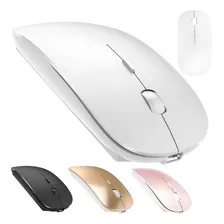 Mouse Óptico Sem Fio Recarregável Slim Usb 3.0 4 Botões