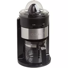 Exprimidor De Citricos Jugos Cuisinart Con Jarra De Vidrio Color Black/silver