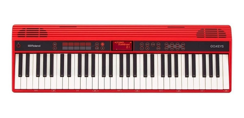 Teclado Musical Roland Go:keys Go-61k 61 Teclas Vermelho