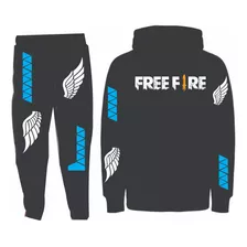 Conjuntos Cap Sudadera Y Jogger Free Fire 