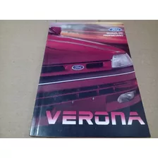 Manual Proprietário Verona Ano 94 95 1994 1995 Motor 1.8 2.0