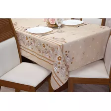 Toalha De Mesa 8 Cadeiras 2,50 X 1,45 Linhão Várias Estampas