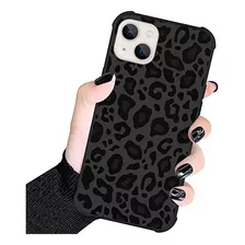 Funda Kanghar Para iPhone 13-leopardo Negro