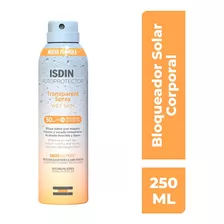 Isdin Fotoprotector Transparent Wet Skin Spf 50+, 250ml