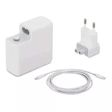 Fonte Carregador Para Macbook Pro 2016 2017 87w Usb Tipo C