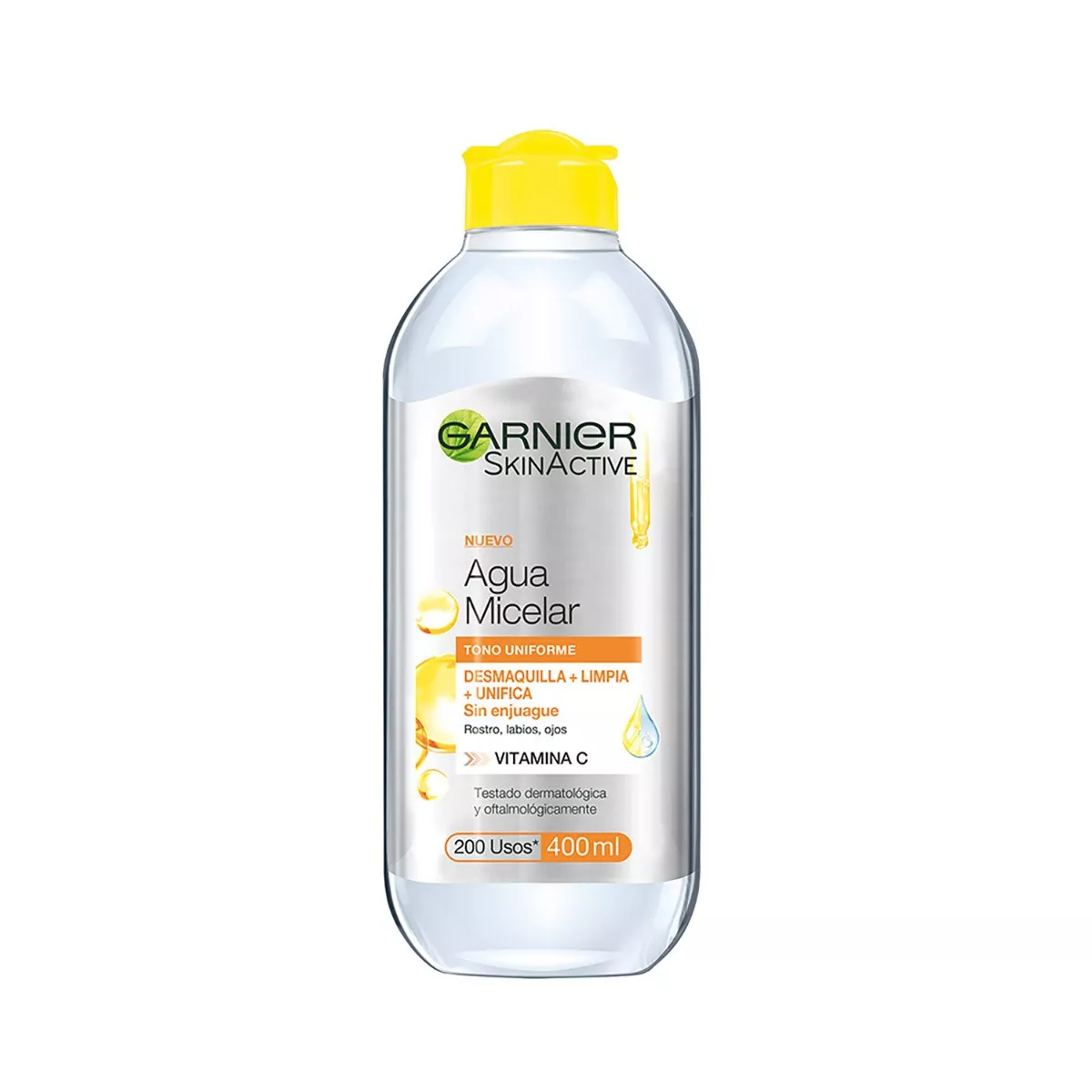 Agua Micelar Garnier Skin Naturals Aclarante 400 ml
