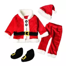 Roupa - Fantasia - Papai Noel - Bebês