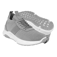 Tenis Casuales Caballero Stylo 192208 Textil Gris