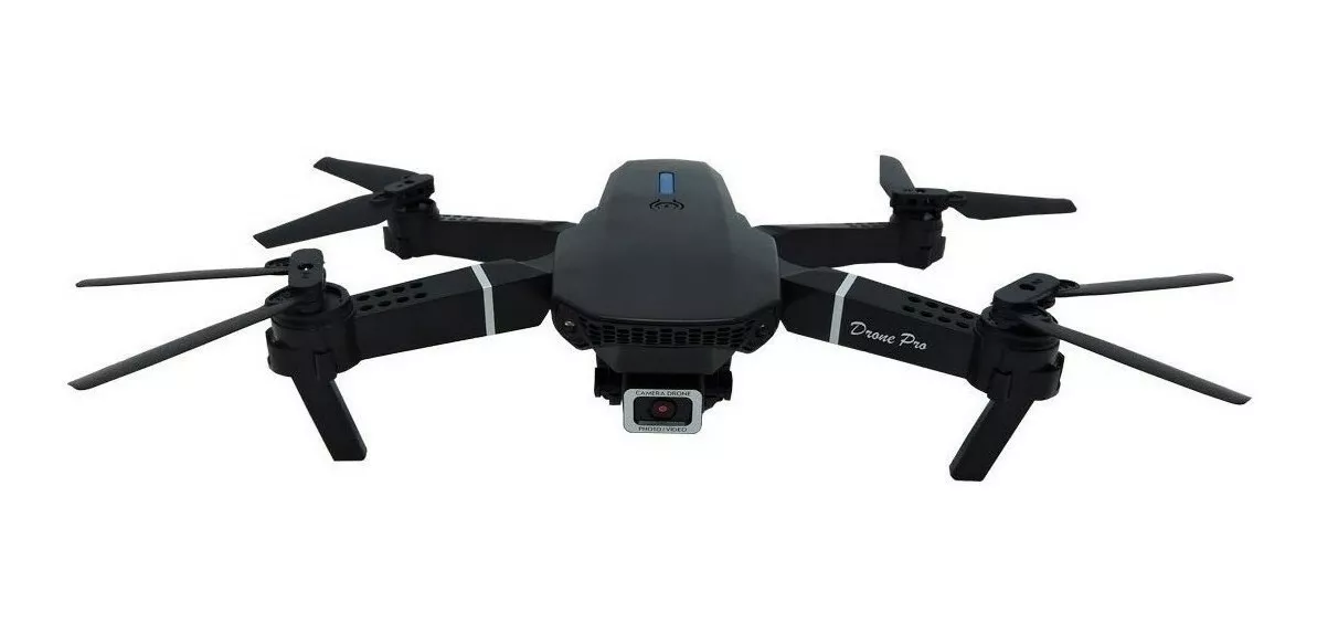 Mini Drone Electroland Drones Drone Plegable Con Dual Cámara Hd Negro 2ghz